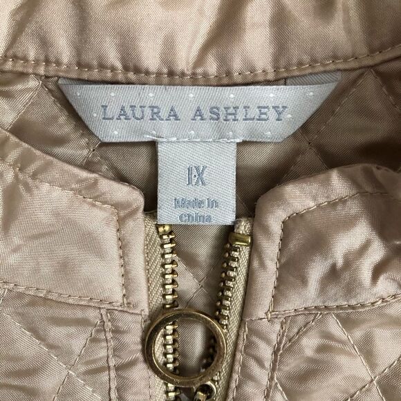 Laura Ashley Gold Vest Size 1x - Picture 3 of 4